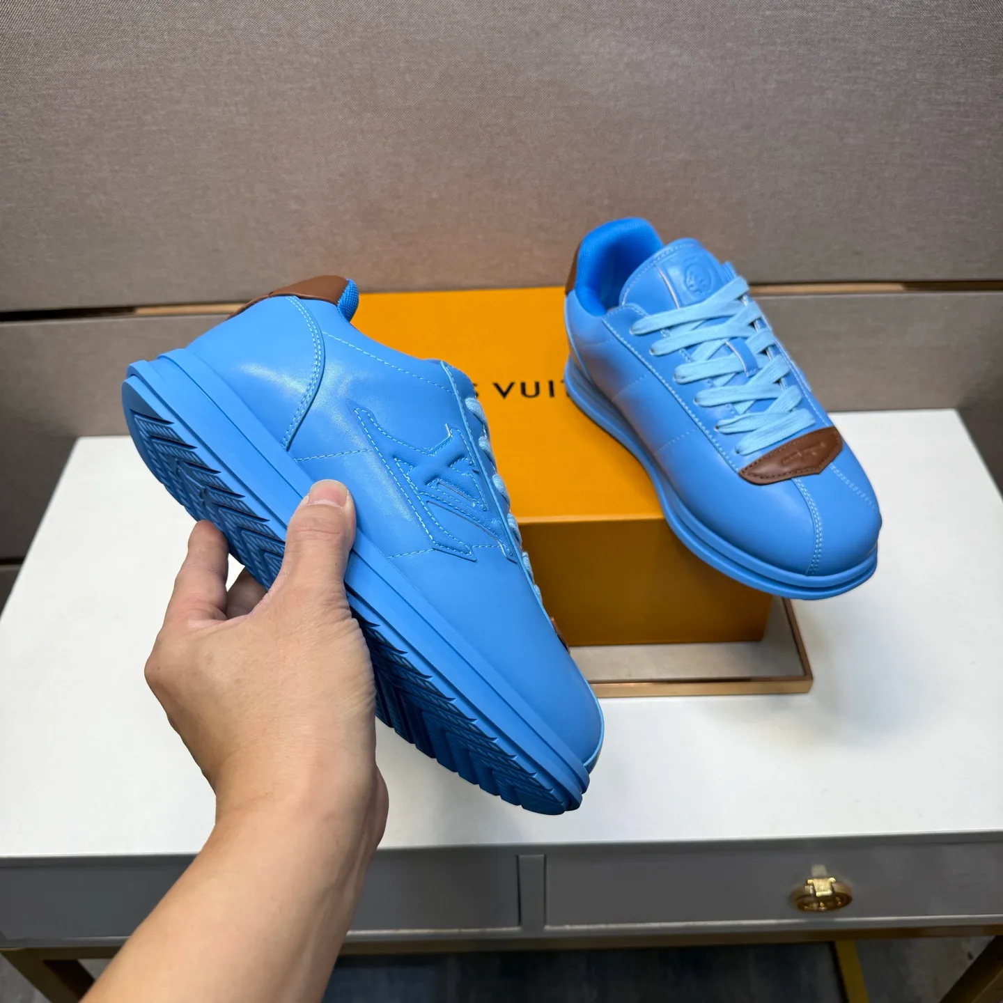 Men's men's shoes 💰pp560 [LV～] Men's casual shoes 2025z cabinet sales simultaneously 🔶Size: 38-44 #️⃣ 🔷5 colors🔜The upper is made of multi-material splicing➕Mesh lining, comfortable and breathable, sole: original comfortable and wear-resistant outsole, ⚠️real thing📱photographed🎬real thing is better📢📢📢